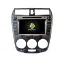 Auto Rádio HONDA CITY GPS DVD Bluetooth Android 2008 2009 2010 2011 2012