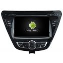 Auto Rádio HYUNDAI ELANTRA 2014 GPS DVD Bluetooth Android
