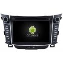 Auto Rádio HYUNDAI i30 GPS DVD Bluetooth Android 2011 2012 2013