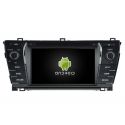 Auto Rádio Toyota Corolla 2014 GPS DVD Bluetooth Android