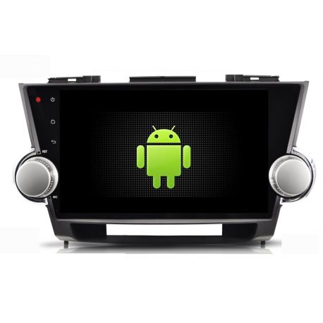 Auto Rádio Toyoya  Highlander 2009 a 2014 GPS DVD Bluetooth Android