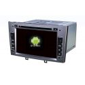 Auto Rádio GPS DVD Bluetooth Peugeot 308 e 408 Android de 2007 a 2013