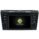 Auto Rádio Mazda 3 GPS Bluetooth USB Android 2004 2005 2006 2007 2008 2009