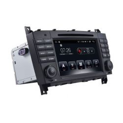 Auto Rádio Mercedes Benz W203 Classe C, CLK e CLC GPS DVD Bluetooth Android