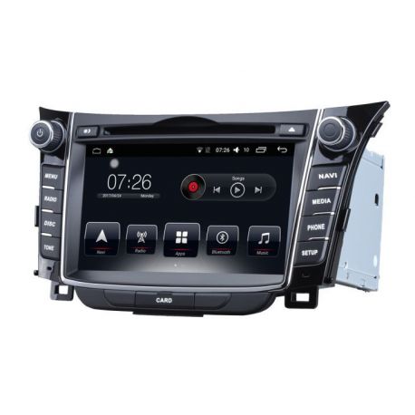 Auto Rádio Hyundai I30 E Elantra GT 2012 2013 2014 GPS USB Bluetooth 2010 2011 2012 2013 Android
