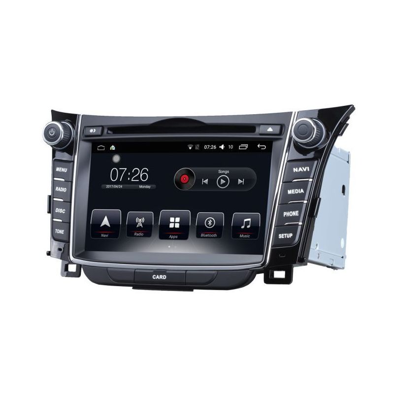 Auto Rádio Hyundai I30 E Elantra GT 2012 2013 2014 GPS USB