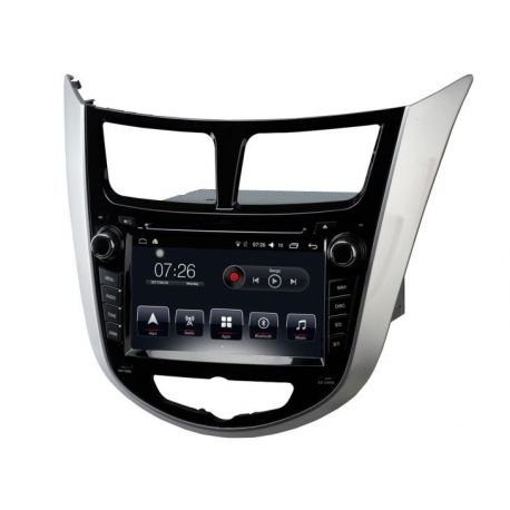 Auto Rádio HYUNDAI VERNA, ACCENT e SOLARIS 2011 2012 GPS DVD Bluetooth Android