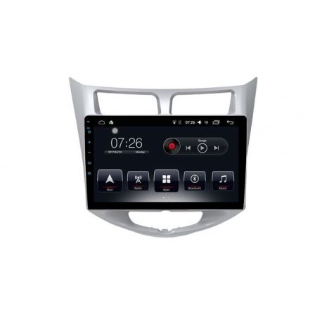 Auto Rádio Hyundai Verna GPS USB Bluetooth 2010 2011 2012 2013 2014 Android