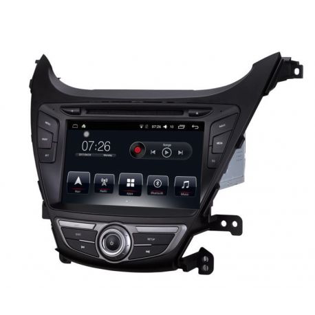 Auto Rádio Hyundai ELANTRA GPS USB Bluetooth 2014 2015 2016 2017 Android