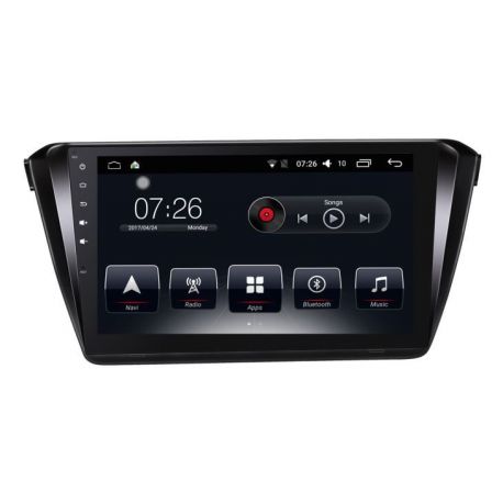 Auto Rádio Skoda Superb 2016 2017 2018 GPS Bluetooth USB Android