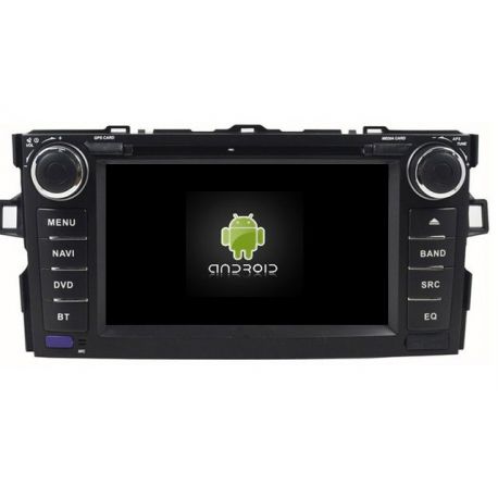 Auto Rádio Toyota Auris GPS Bluetooth DVD Android 2007 2008 2009 2010 2011 2012