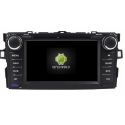 Auto Rádio Toyota Auris GPS Bluetooth DVD Android 2007 2008 2009 2010 2011 2012
