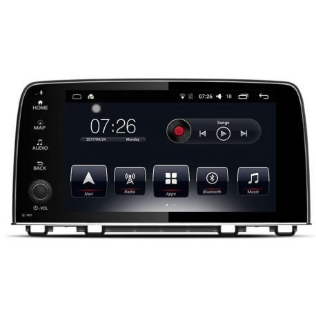 Auto Rádio Honda CRV 2017 2018 GPS Bluetooth USB Android