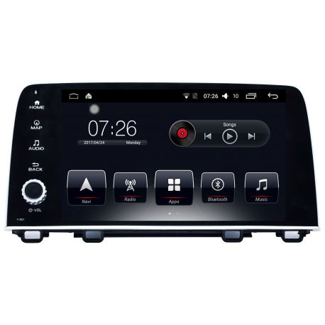 Auto Rádio Honda CRV 2017 2018 GPS Bluetooth USB Android