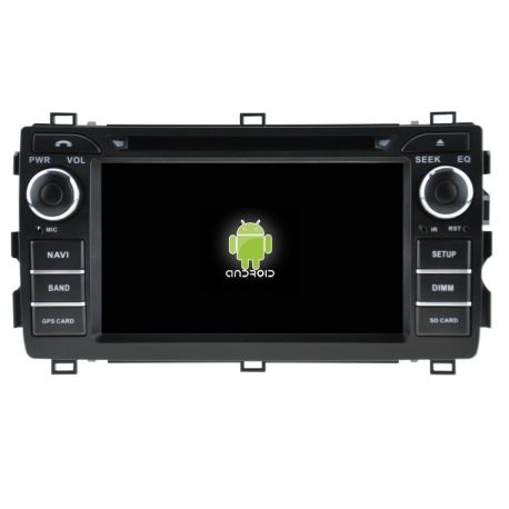Auto Rádio Toyota Auris 2013 2014 2015 2016 2017 GPS DVD Bluetooth Android
