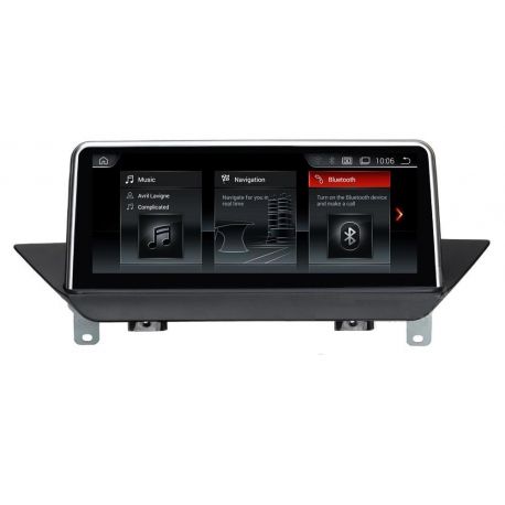 Auto Rádio BMW X1 E84 Android GPS USB Bluetooth de 2009 2010 2011 2012 2013 2014 2015