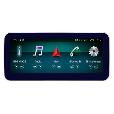 Multimédia Android Mercedes Classe E W213 com GPS USB Bluetooth 2009, 2010, 2011, 2012 NTG 4.0