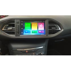Auto Rádio Peugeot 308 e 308S GPS DVD Bluetooth a partir de 2014 Android