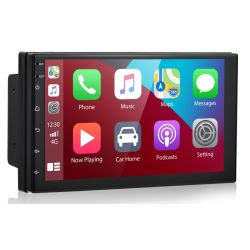 Auto Rádio Carplay & Android Auto 2 Din Universal 7" GPS Bluetooth USB