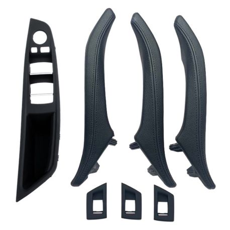 Conjunto de puxadores Pretos BMW SERIE 5 F10 F11 F18 2010 2011 2012 2013 2014 2015 2016 2017