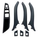Conjunto de puxadores Pretos BMW SERIE 5 F10 F11 F18 2010 2011 2012 2013 2014 2015 2016 2017