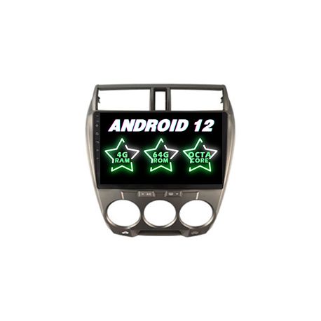 Auto Rádio HONDA CITY 2008 2009 2010 2011 (MANUAL A/C) GPS USB Bluetooth Carplay Android
