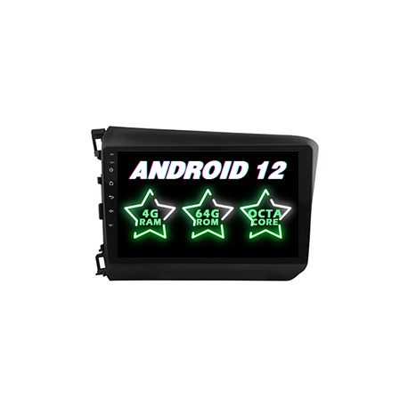 Auto Rádio HONDA CIVIC LOW 2012 2013 2014 2015 GPS USB Bluetooth Carplay Android