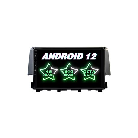 Auto Rádio HONDA CIVIC 2016 2017 2018 GPS USB Bluetooth Carplay Android