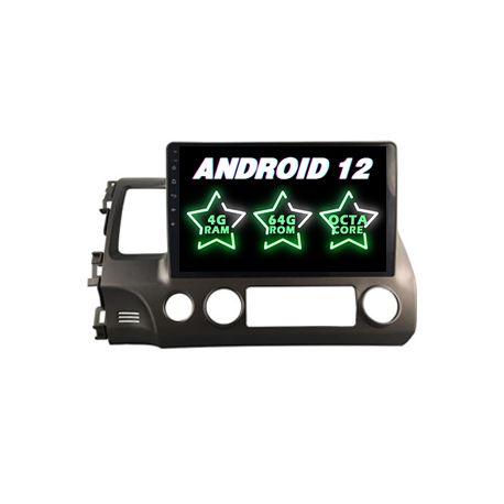 Auto Rádio HONDA CIVIC 2006 2007 2008 2009 2010 2011 GPS USB Bluetooth Carplay Android