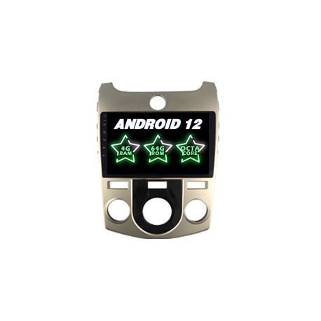 Auto Rádio KIA FORTE 2008 2009 2010 2011 2012 GPS USB Bluetooth Carplay Android (MANUAL AC)