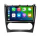 Auto Rádio Mercedes W203 GPS Bluetooth USB Carplay & Android Auto 2004 2005 2006 2007