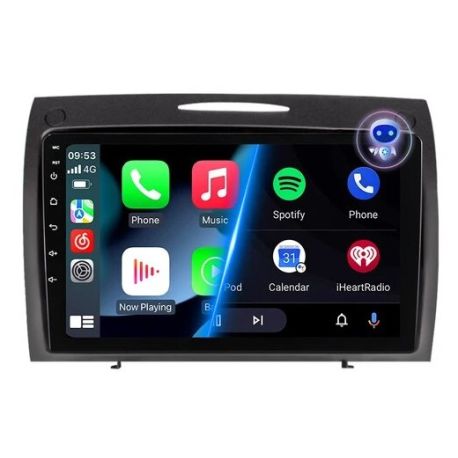Auto Rádio Mercedes SLK R171 E W171 GPS Bluetooth Carplay & Android Auto2004 2005 2006 2007 2008 2009 2010 2011